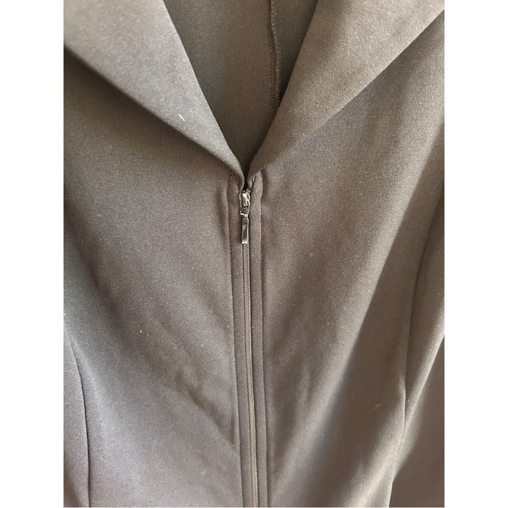 Lane Bryant black full zipper stretch A-line blazer Size 22/24 - Picture 5 of 8